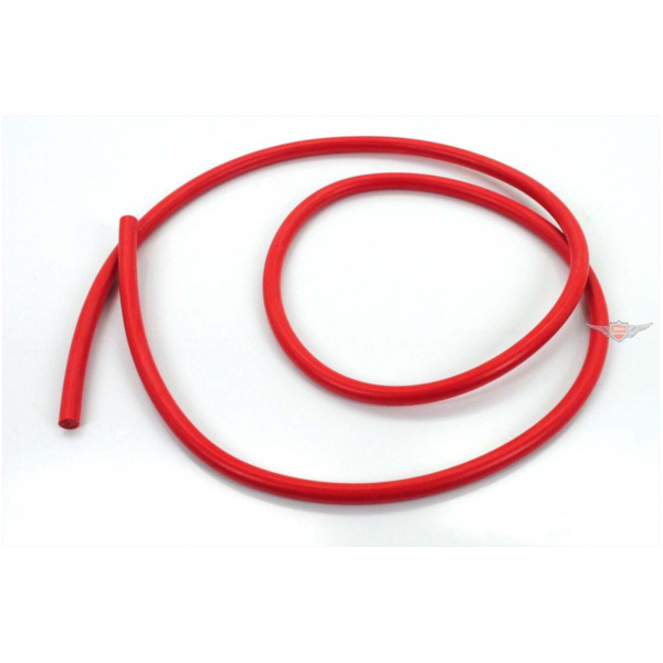 Ignition cable silicone 1 meter 7mm red for Zündapp, for: Kreidler, Hercules, Pu