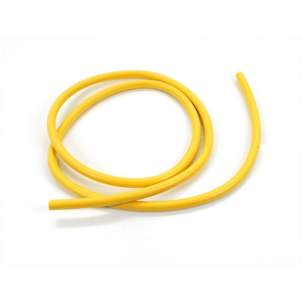 Ignition cable silicone 1 meter yellow 7mm for Zündapp, for: Kreidler, Hercules