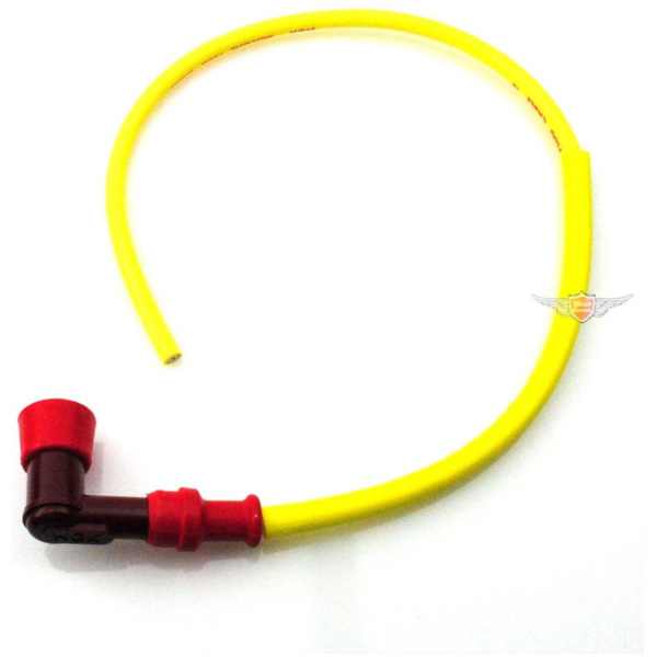 Spark plug cap NGK 50 cm cable length 10 mm spark plug thread diameter 12 14 red for Zündapp, Kreidler, Hercules, Puch, KTM, Yam
