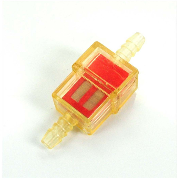 Fuel filter connection 6 to 7mm passage approx. 3mm WxHxD 25 x 33 18mm for Zündapp CS, CX, Hai, M 50, Bergsteiger, GTS, C, KS, S