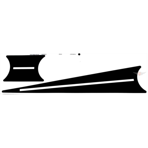 Tank wedge sticker MOGA 2 pieces length 300mm wide 60mm 87mm for Hercules K 50, 50 Ultra, MK 1, 2, 3M, 4M MG00083411