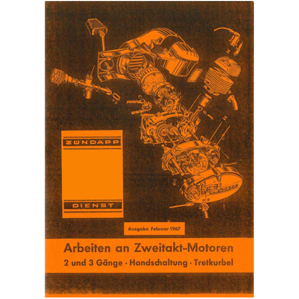Repair manual 34 pages DIN A 5 format for Zündapp Combinette Type 428, Super 429, 433 MG00086345