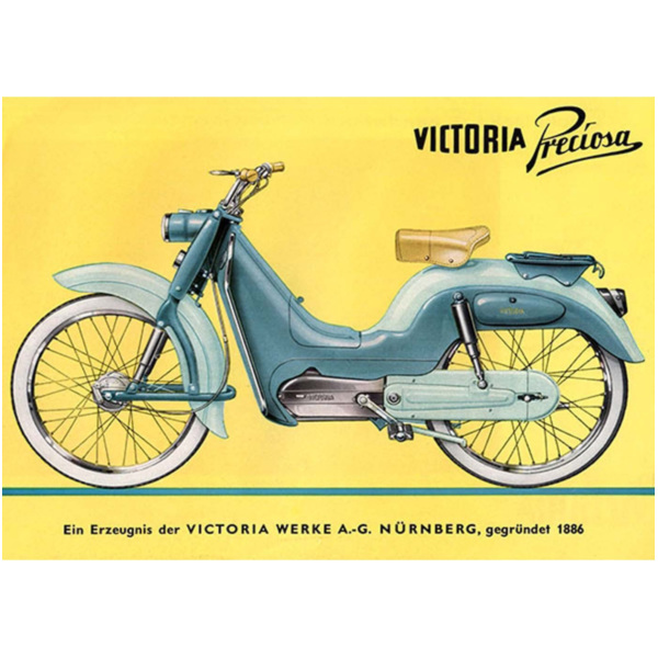 Advertising poster Victoria 29 cm 42 for moped mokick MG00086456