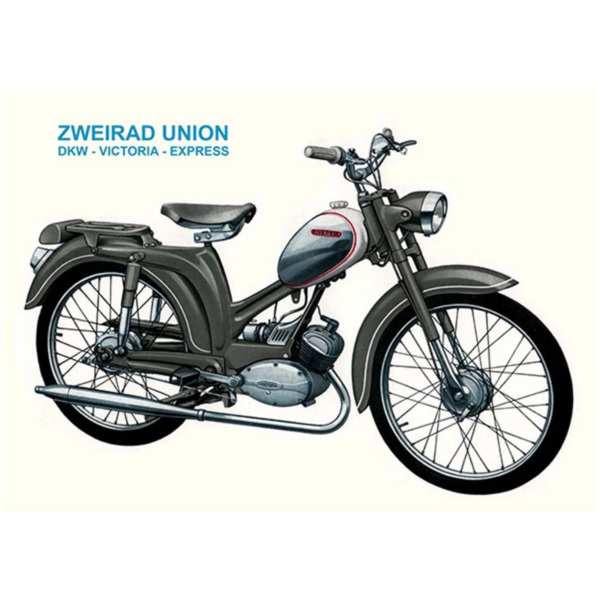 Advertising poster reprint 29cm 42cm for Zweirad Union Type 110, DKW Victoria Express 110 MG00086469