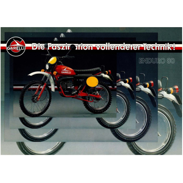 Brochure Garelli DIN A4 for Enduro 80 MG00086573