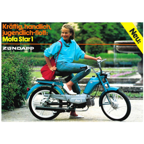 Prospekt Mofa DIN A4 für Star 1 MG00086604