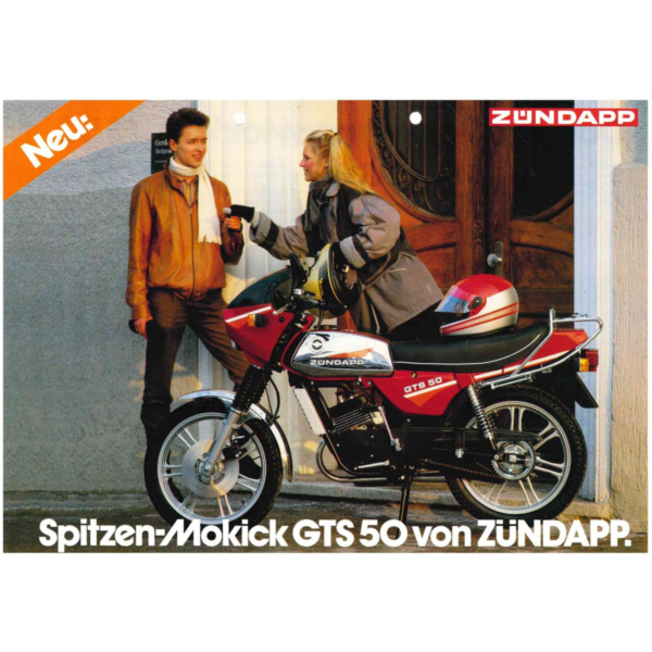 Top Mokick brochure DIN A4 2 pages in color for GTS 50 MG00086613