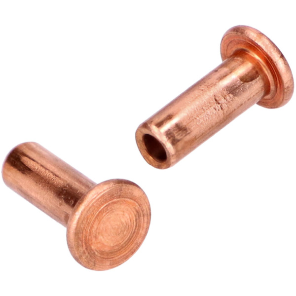 Tool compartment lock rivet set 2 pieces for Kreidler Florett RS, RM, RMC, LF, LH, egg tank MG00087230