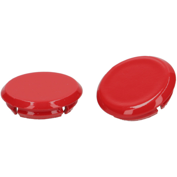 cover cap set mirror holes Moto Nostra, Rosso Coraggioso (894) for Vespa GTS 125 Keyless and GTS 300 HPE Keyless MN4592K894