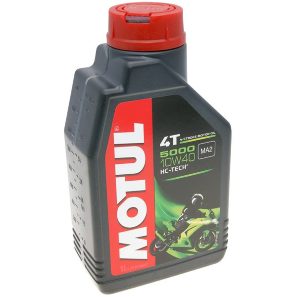 Motul engine oil 4-stroke 4T 5000 10W40 MA2 1 Liter MOT104054