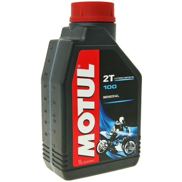 Motul engine oil 2-stroke 100 mineral 1 liter MOT837511