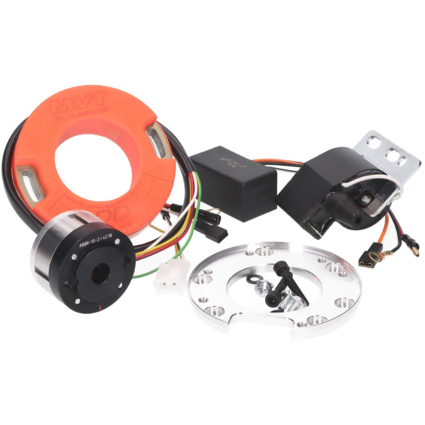 Polrad Innenrotor Zündung MVT Digital Direct mit Licht für Derbi EBE, EBS, D50B0 MVT-DD11 passend für Derbi GPR Racing 50  2002-2003, 