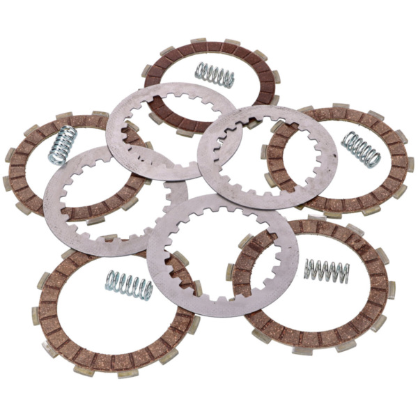 clutch disc / friction plate set MVT reinforced 5-friction plate type for Derbi EBE, EBS, D50B MVT-EMB20
