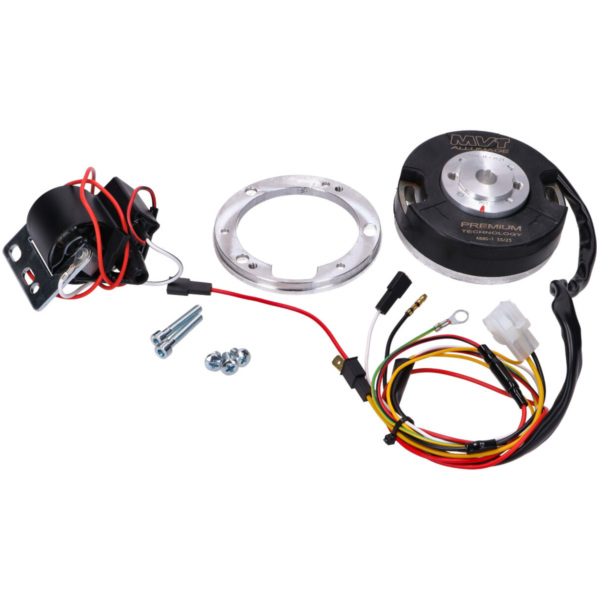 Polrad Innenrotor Zündung MVT Premium mit Licht für Derbi EBE, EBS, D50B MVT-PREM11 passend für Gilera Zulu EBS050 50  2000-2002, 