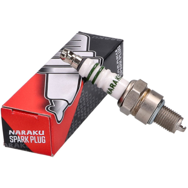 Zündkerze Naraku 10-R7-SSA (CR7HSA) mit schraubbaren Kerzenstecker Anschluss NK10-R7-SSA