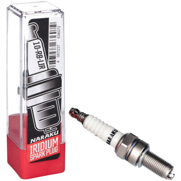 spark plug Naraku iridium 10-R8-LIR (CR8EIX) NK10-R8-LIR fitting for Vespa LT ie 3V E3 150  2014-2016, 