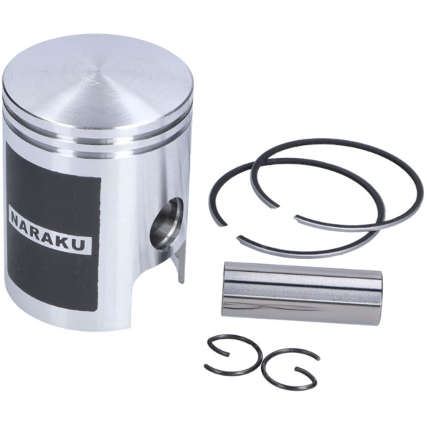 piston set Naraku 50cc 40.25mm for Minarelli AM, Generic, for: KSR-Moto, Keeway, Motobi, Ride, 1E40MA, 1E40MB (cast iron cylinder) NK fitting for Beta RR Enduro Standard 50 ZD3C2000 2012, 1,5 PS, 1,1 kw