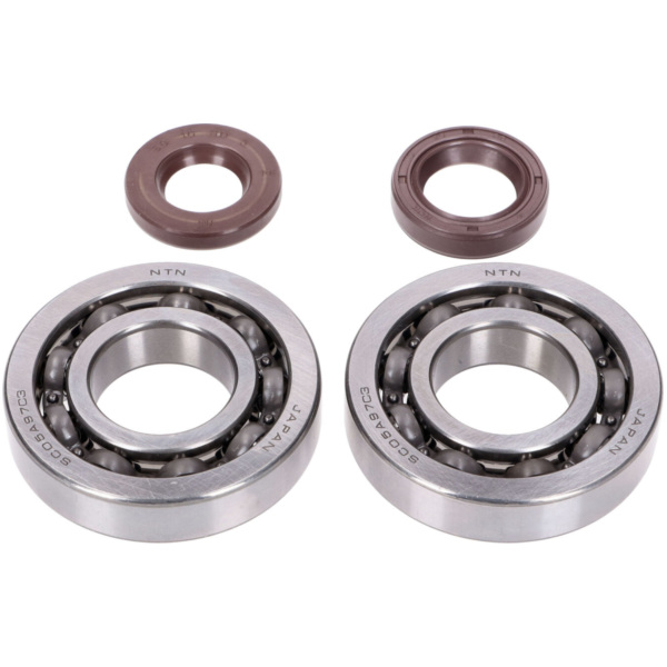 crankshaft bearings Naraku FKM heavy duty C3 left and right incl. oil seals for Peugeot 100cc 2-stroke NK104.12