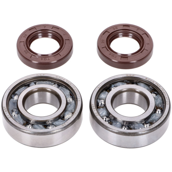 crankshaft bearing set Naraku SKF, FKM Premium C4 polyamide for Derbi EBE, EBS, D50B NK104.36