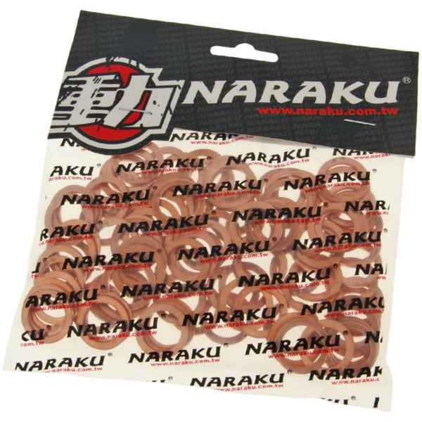 Dichtringe Kupfer Naraku 14x20x1,5mm 100 Stück NK150.71-100