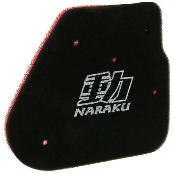 Lufi air filter foam insert Naraku double layer for CPI, for: Keeway, 1E40QMB 50cc NK