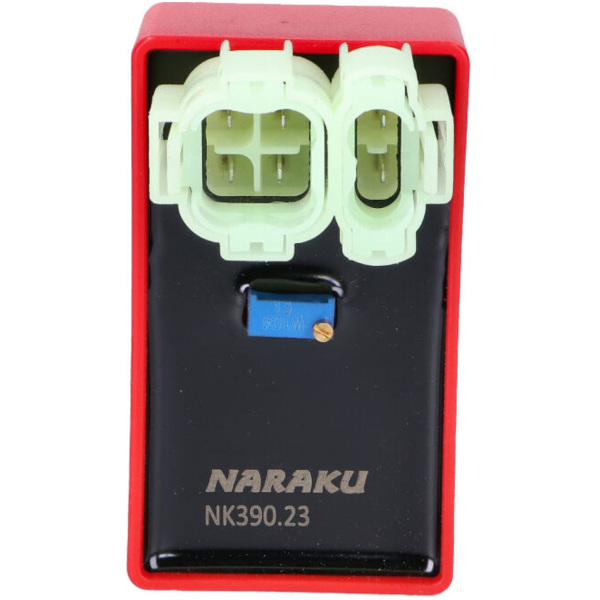 CDI unit Naraku adjustable for Qingqi, Rex NK390.23 fitting for Rex Capriolo  50 LAEABZ400 2007, 2,9 PS, 2,1 kw