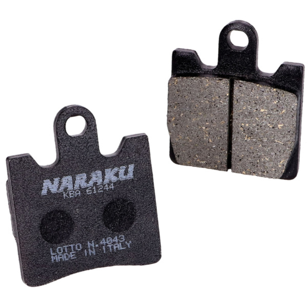 Bremsklötze Bremsbeläge Naraku organisch für Suzuki AN Burgman 250, 400 -2006, SYM GTS 250 Joymax -2006 NK430.18