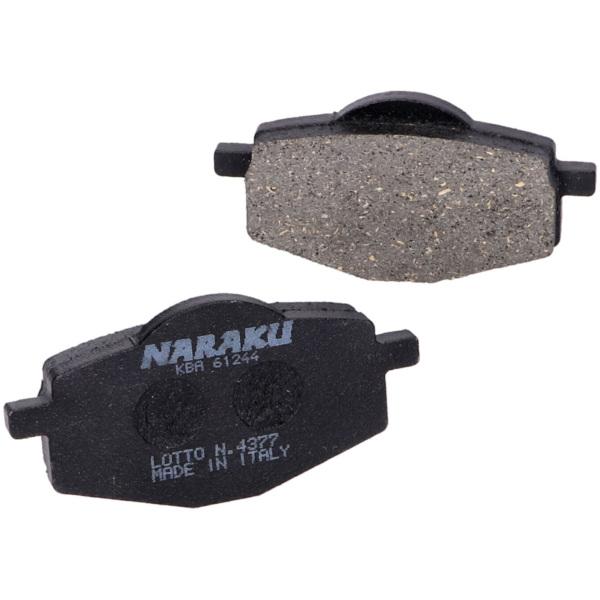 Bremsklötze Bremsbeläge Naraku organisch für Yamaha Cygnus, TZR, MBK Flame, X-Power NK430.22