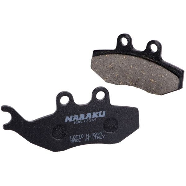 Bremsklötze Bremsbeläge Naraku organisch für Italjet Millenium, Rieju RS2 50, Keeway TX NK430.25