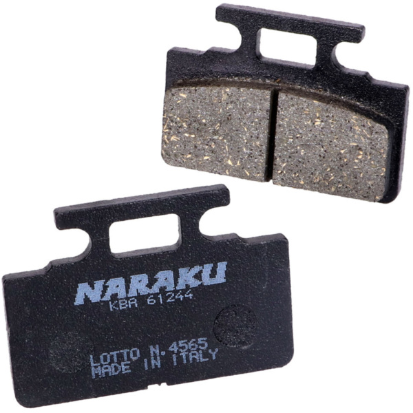 Bremsklötze Bremsbeläge Naraku organisch für SYM Mio, Toni, DD, Cinderella NK430.62