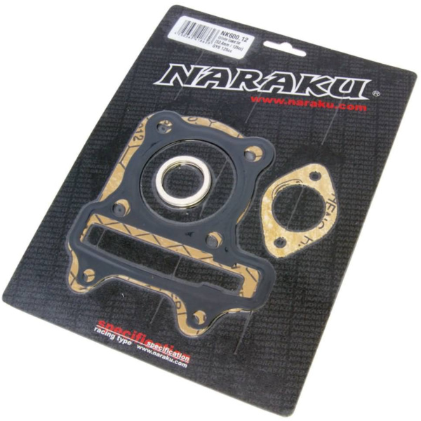 cylinder gasket set Naraku 125cc for GY6, for: Kymco AC NK600.12 fitting for Kymco Agility  125 U62000 2007, 9,4 PS, 6,9 kw