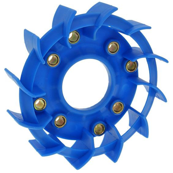 cooling fan Naraku Racing blue for Kymco, Baotian, GY6 50, 139QMB NK800.10 fitting for Rex Capriolo  50 LAEABZ400 2007, 2,9 PS, 2,1 kw