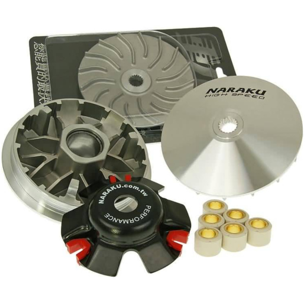 variator / vario kit Naraku maxi speed for GY6 125-180cc NK900.23 fitting for Flex Tech Cavallino  125  2013, 7,2 PS, 5,3 kw