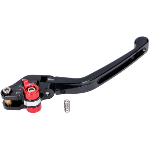 front brake lever Puig 3.0 adjustable, folding - black red PUI110NR