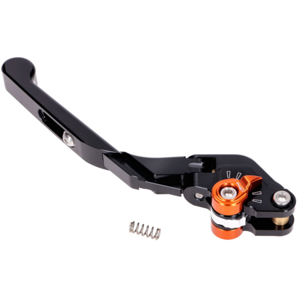 clutch lever / brake lever Puig 3.0 rear adjustable, foldable, adjustable length - black orange PUI24-NNT