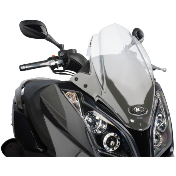 Verkleidung Windschild Puig V-Tech Sport transparent / klar für Kymco Downtown 125i, 300i ABS 09-14 PUI5522W