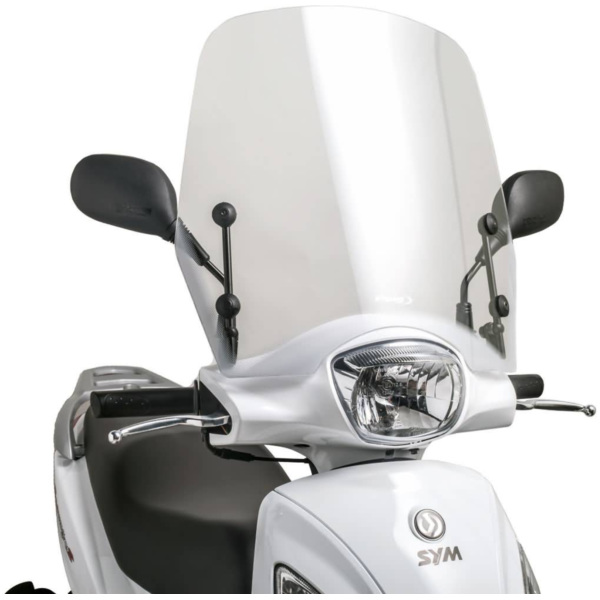 Verkleidung Windschild Puig T.S. transparent / klar für SYM Symphony S, SR 50, 125, 150 PUI6257W