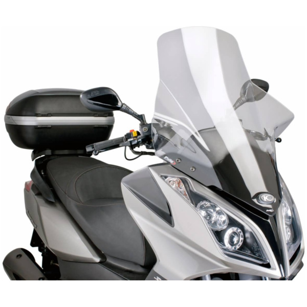 windshield Puig V-Tech Line Touring transparent / clear for Kymco Downtown 125i, 300i ABS 09-14 PUI6790W