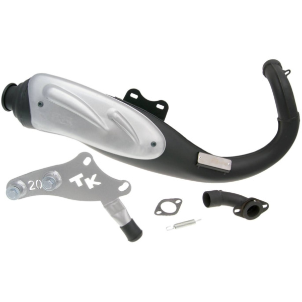 exhaust Turbo Kit TKR for Honda Dio, Kymco, SYM vertical TK022 fitting for Daelim Message  50 GZ50GFK 1998, 3 PS, 2,2 kw