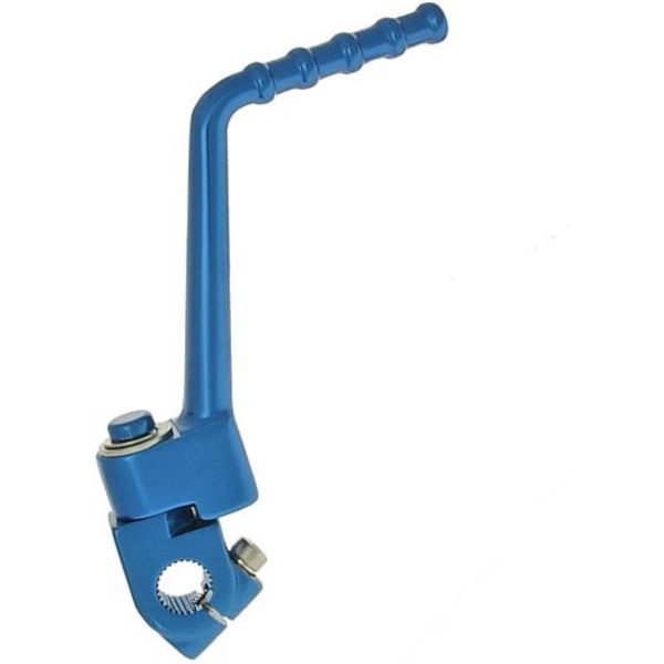 Hebel Kickstarter Aluminium blau für Minarelli AM VC18401 passend für Rieju Spike  50  2008, 1,8/8,8 PS, 1,3/6,5 kw