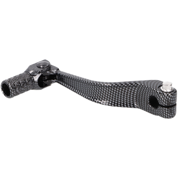 Schalthebel Aluminium Carbon-Look für Piaggio / Derbi Motor D50B0, EBE Off-Road , SM VC18421 passend für Derbi Senda X-Treme 50 SR2A1A 2004, 3,2 PS, 2,3 kw