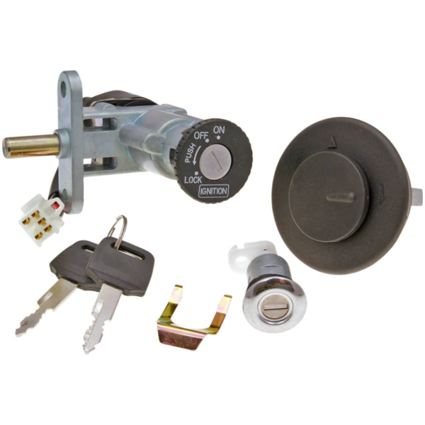 Schlüsselsatz Schlosssatz eckig für Keeway Focus, Fact, RY8 VC18523