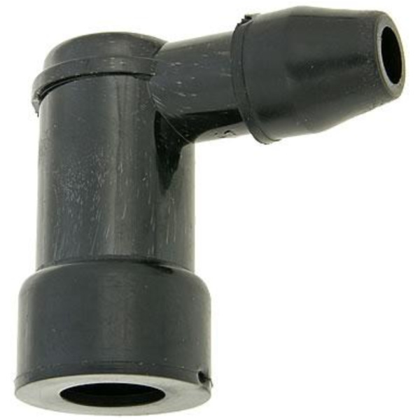 spark plug cap 90° short type, black VC21074