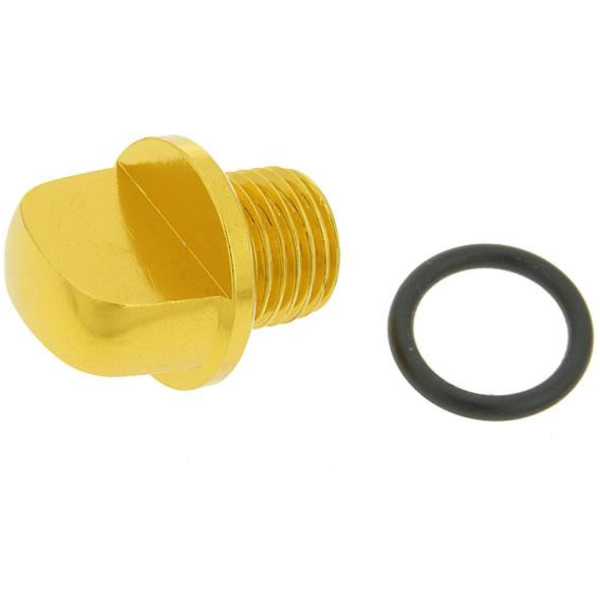 oil filler screw / oil screw plug aluminium gold for Minarelli VC21176