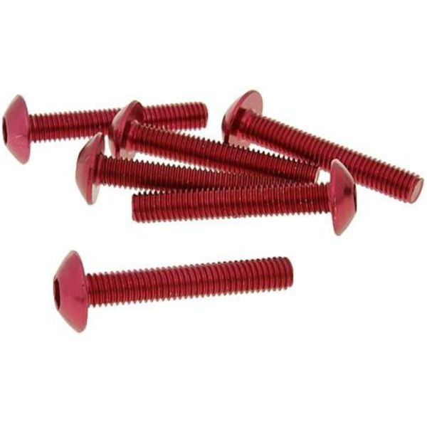 Bolzen Schraubensatz 6 Stück Verkleidung rot - M5x30 VC21234