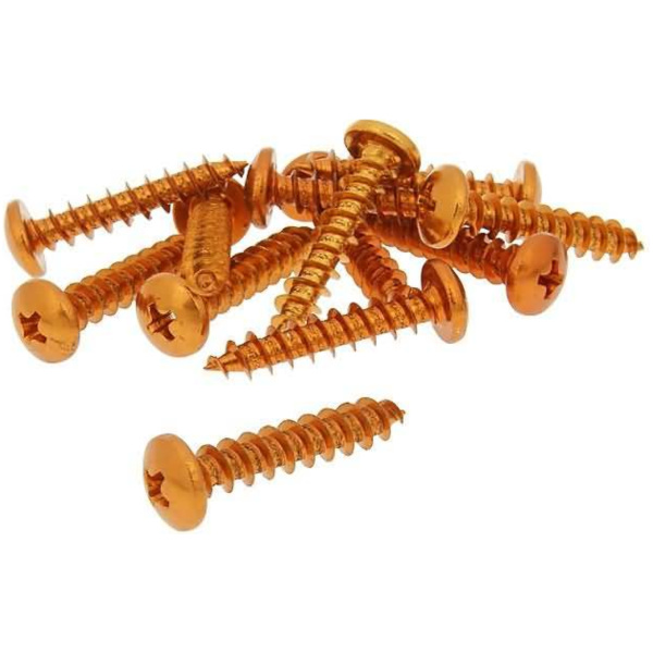 Bolzen Schraubensatz 12 Stück Verkleidung orange - 6x30 VC21268