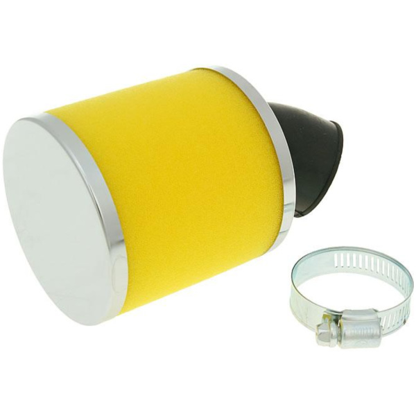 Lufi Luftfilter Big Foam 28-35mm abgewinkelt gelb VC23323