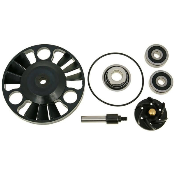 water pump repair kit for Piaggio engine 125-200cc (two-piece shaft) VC27075 fitting for Derbi GP1  125 PS1A1A 2007, 15 PS, 11 kw