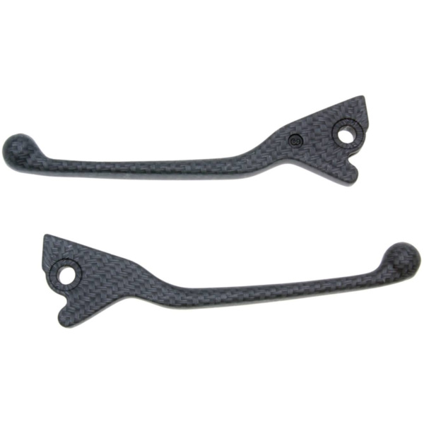 brake lever set carbon look for Aprilia, Gilera, Piaggio, Vespa VC33914 fitting for Piaggio Carnaby  200 M60100 2007, 21 PS, 15 kw 