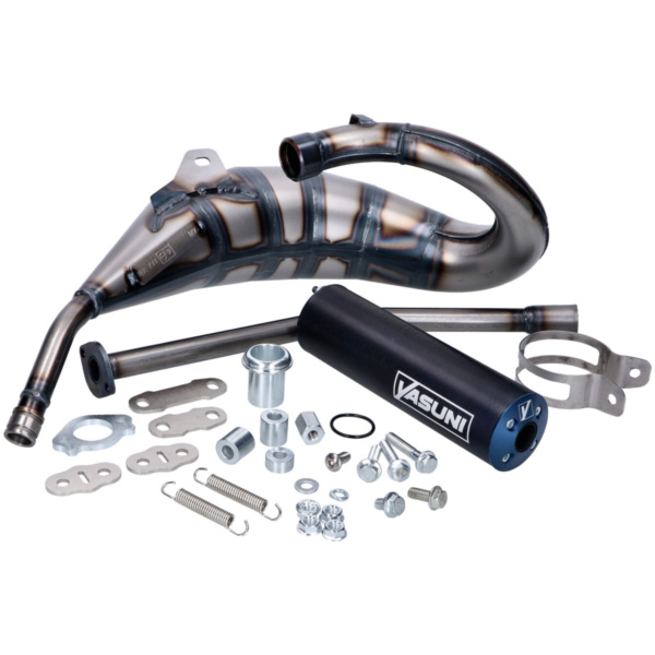 exhaust Yasuni Cross HM MAX blue for Aprilia RX, SX, Derbi R, SM, Gilera RCR, SMT YA233TA